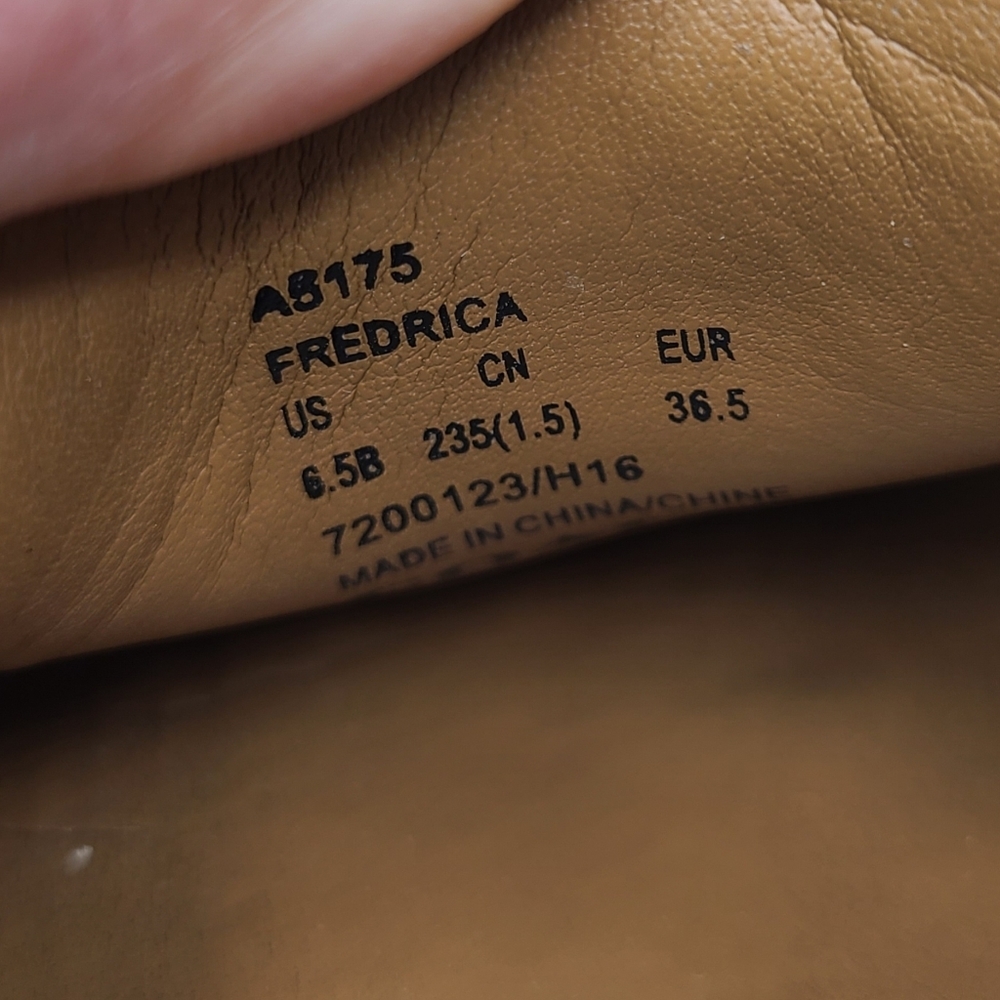 Coach Fredrica Loafers Flats Size 6.5 Leather Driving Moccasin - Picture 11 of 14